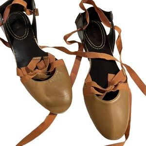 Rare Celine sandals with lace brand new